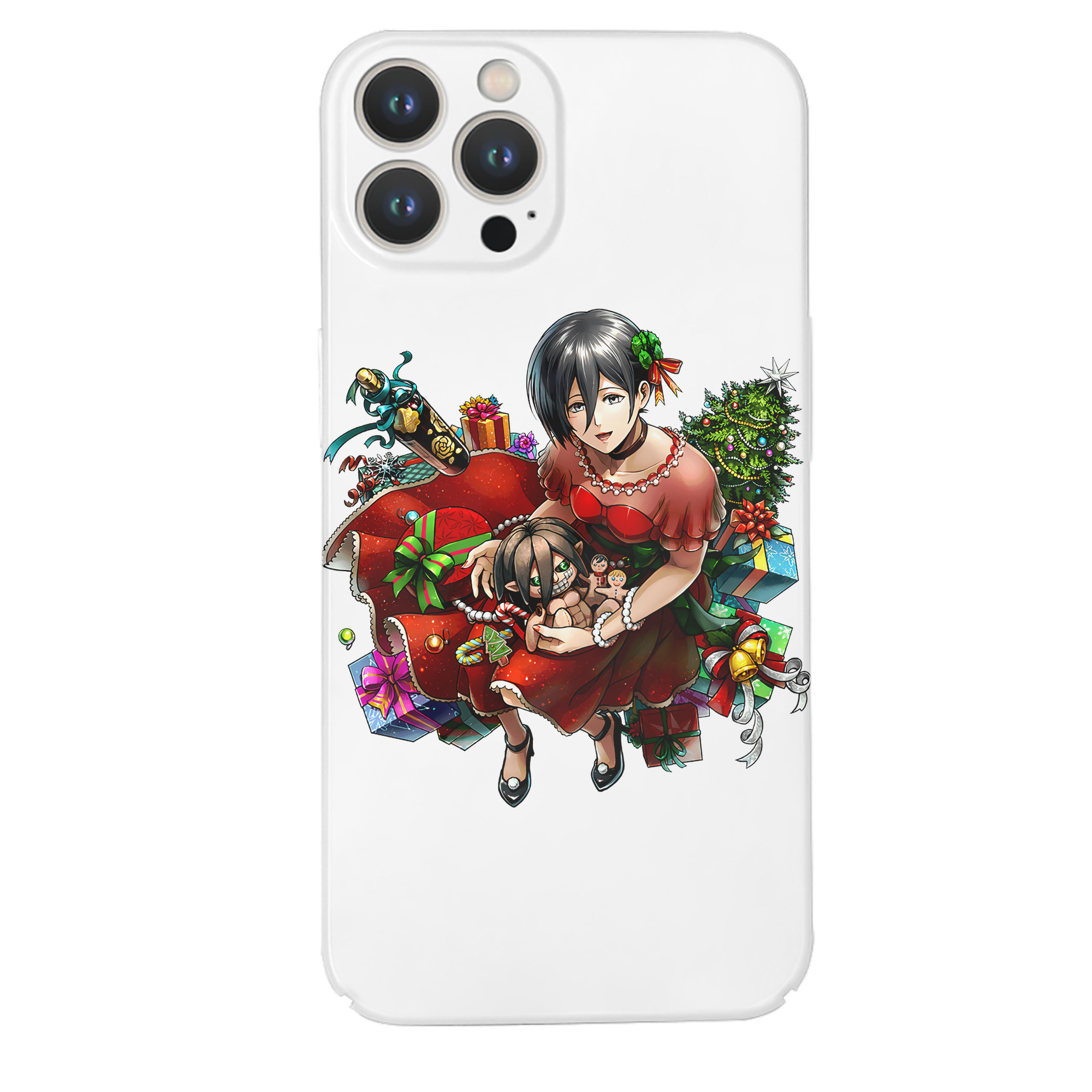 （画像用） 進撃の巨人 ミカサ·アッカーマン Attack on Titan Mikasa Ackerman 【iPhone 14シリーズ対応】ハードケース